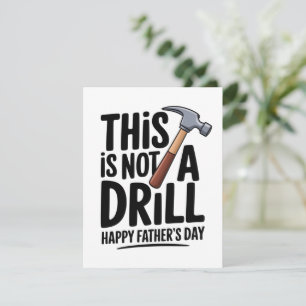 Verjaardagskaart voor Vaderdag voor Echte Man voor Feestdagenkaart