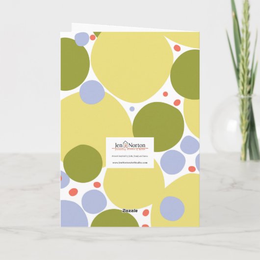 Verjaardagskaart voor vrouw die van koken houdt! kaart (Achterkant)