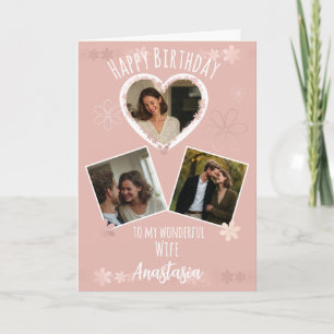 Verjaardagskaart voor vrouw kaart