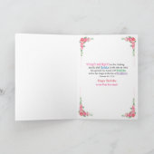  verjaardagskaart voor Vrouw relatief Kaart (Binnen)