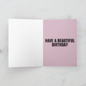 VERJAARDAGSKAART VOOR ZEBRA KAART (Binnen)