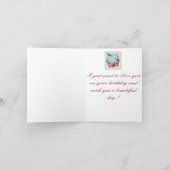 verjaardagskaart voor zingende vogels kaart (Binnen)