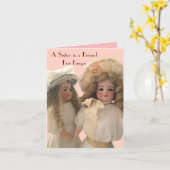 Verjaardagskaart voor zusters voor altijd kaart (Gele Bloem)