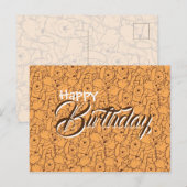 verjaardagskaart wenny de pooh briefkaart (Voorkant / Achterkant)