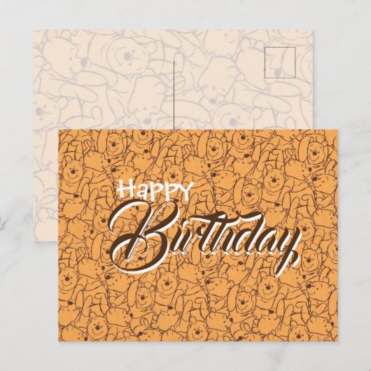 verjaardagskaart wenny de pooh briefkaart (Voorkant / Achterkant)