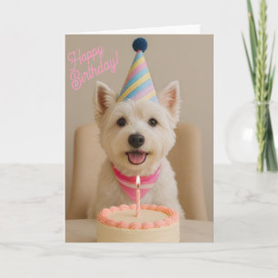Verjaardagskaart Westie Verjaardag Kaart