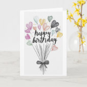 Verjaardagskaart zonder tekst kaart (Gele Bloem)
