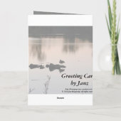 Verjaardagskaart Zonsondergang Kaart door Janz (Achterkant)