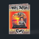 Verjaardagskaart zoon kaart<br><div class="desc">Verjaardagskaart voor Son met DJ op de dekken exclusief ontworpen door fysieke wijziging en verkocht door Zazzle</div>