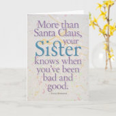 Verjaardagskaart zuster kaart (Gele Bloem)