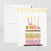 Verjaardagskaarten Briefkaart (Voorkant / Achterkant)
