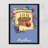 verjaardagskaarten briefkaart (Voorkant)