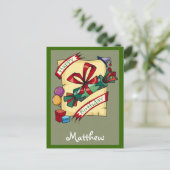 verjaardagskaarten briefkaart (Staand voorkant)