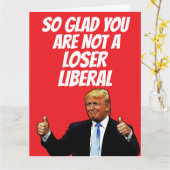 VERJAARDAGSKAARTEN DONALD TRUMP GRAPPIG KAART (Gele Bloem)