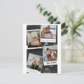 Verjaardagskaarten foto vierkante vorm collage (Staand voorkant)