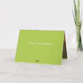 Verjaardagskaarten Kaart (Achterkant)