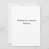 verjaardagskaarten kaart (Achterkant)