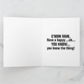 VERJAARDAGSKAARTEN MET JOE BIDEN GRAFISCH WERK KAART (Binnen)