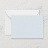 Verjaardagskaarten Notitiekaartje (Achterkant)