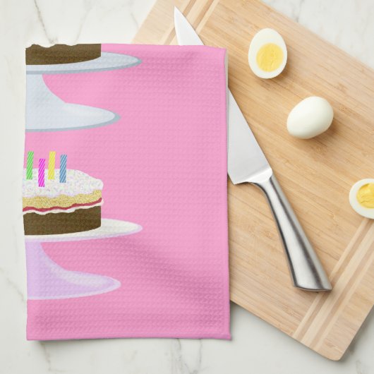 verjaardagskaarten theedoek (Quarter Fold)