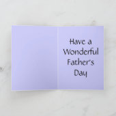 Verjaardagskaarten van Janz voor papa Kaart (Binnen)