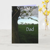 Verjaardagskaarten van Janz voor papa Kaart (Gele Bloem)