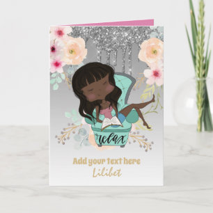 Verjaardagskaarten voor de Melanin Prinses voor al Kaart