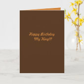 Verjaardagskaarten voor hem kaart (Gele Bloem)