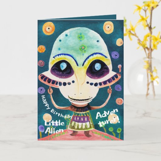 Verjaardagskaarten voor kinderen die het meest van kaart (Gele Bloem)