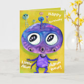 Verjaardagskaarten voor kinderen die het meest van kaart (Gele Bloem)