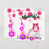 verjaardagskaarten voor kinderen kaart (Voorkant / Achterkant)