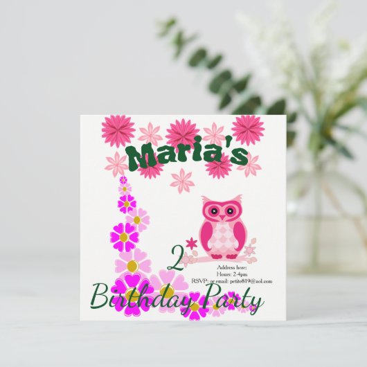 verjaardagskaarten voor kinderen kaart (Staand voorkant)