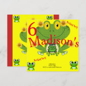 verjaardagskaarten voor kinderen kaart (Voorkant / Achterkant)