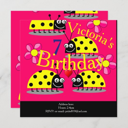 verjaardagskaarten voor kinderen kaart (Voorkant / Achterkant)