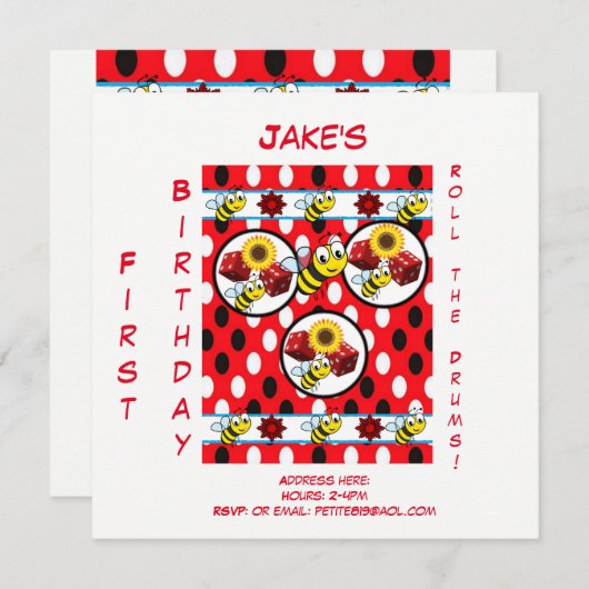 verjaardagskaarten voor kinderen kaart (Voorkant / Achterkant)