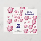 verjaardagskaarten voor kinderen kaart (Voorkant / Achterkant)