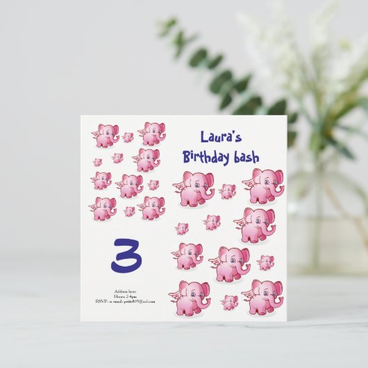 verjaardagskaarten voor kinderen kaart (Staand voorkant)