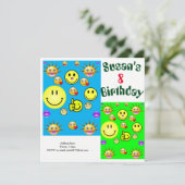 verjaardagskaarten voor kinderen kaart (Staand voorkant)