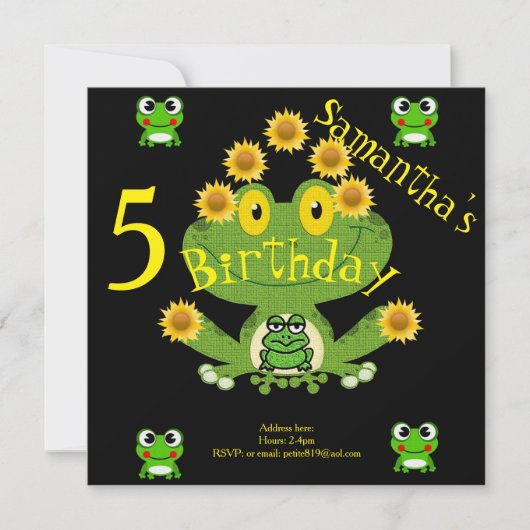 verjaardagskaarten voor kinderen kaart (Voorkant)