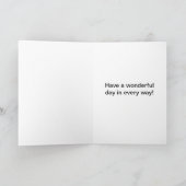 Verjaardagskaarten voor mannen kaart (Binnen)