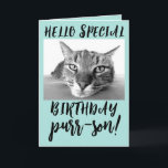 VERJAARDAGSKAARTEN VOOR TABBY KAT KAART<br><div class="desc">VERJAARDAGSKAART VOOR TABBY KAT</div>