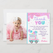 Verjaardagskaartjes dank je voor ijs kaart (Voorkant)