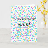 Verjaardagskaartjes voor haar kaart (Gele Bloem)