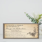  verjaardagskaartuitnodigingen kaart (Staand voorkant)