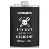 VERJAARDAGSKADO MANNE MAN FUNNY UNIEKE VADER OPA HEUPFLES (Voorkant)