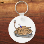 verjaardagskalkoensleutelhanger sleutelhanger (Voorkant)