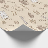 Verjaardagskapier Explorer Expedition Cadeaupapier (Hoek)