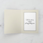 Verjaardagskat met koffie Mok Kaart (Binnen)