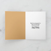 Verjaardagskat met lege voerbak en slim horloge kaart (Binnen)