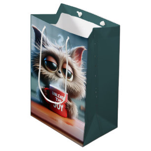Verjaardagskat Met Leuke Tekst Op Een Koffiemok Medium Cadeauzakje